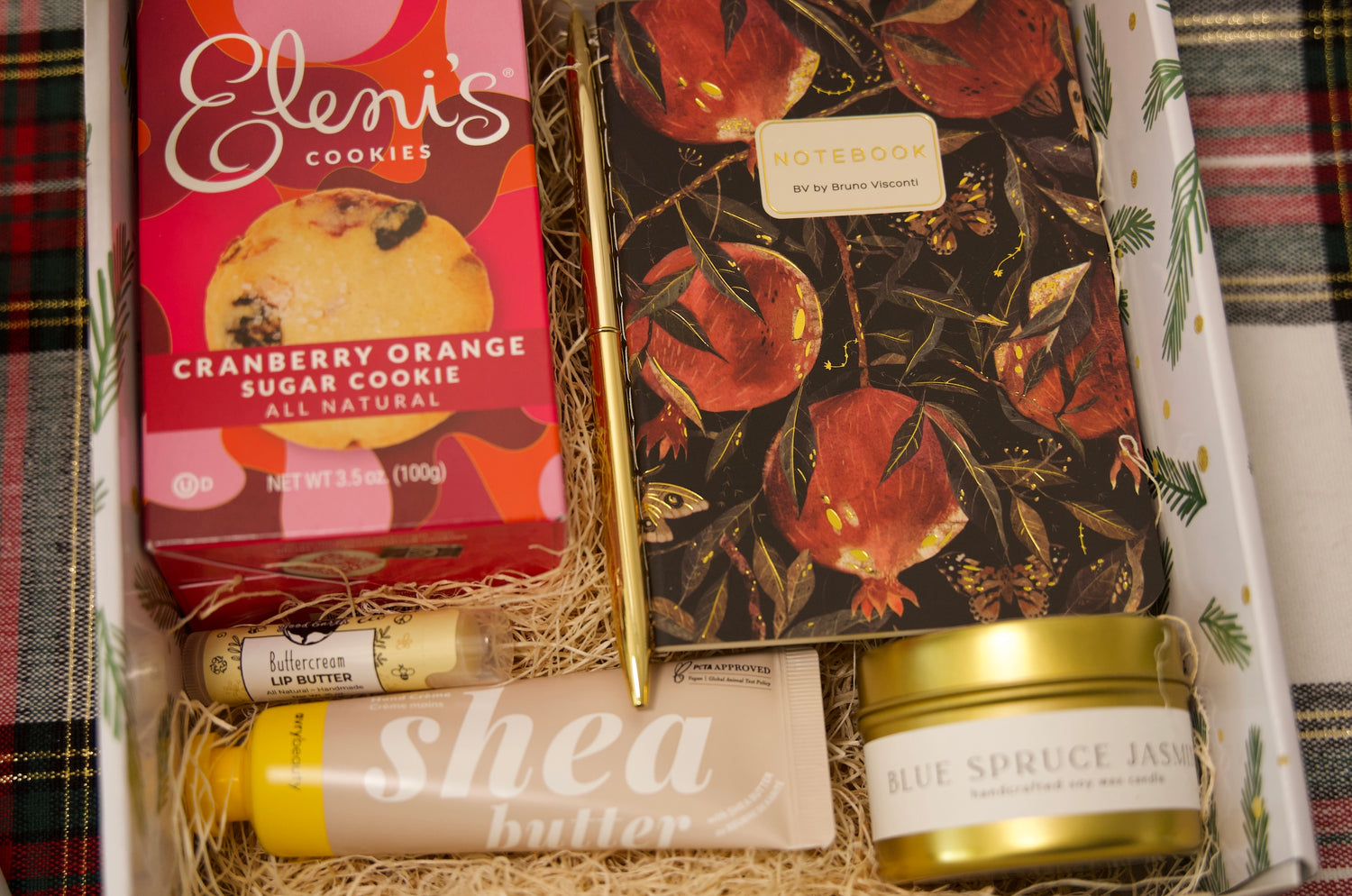 Butter and Blue Spruce Holiday Box